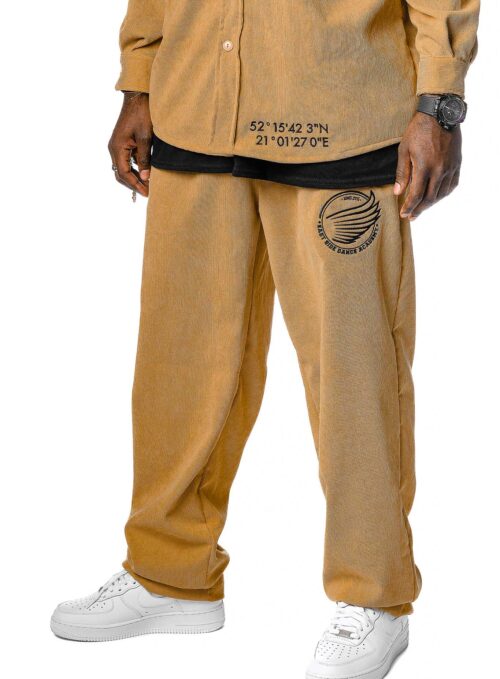 Corduroy pants beige