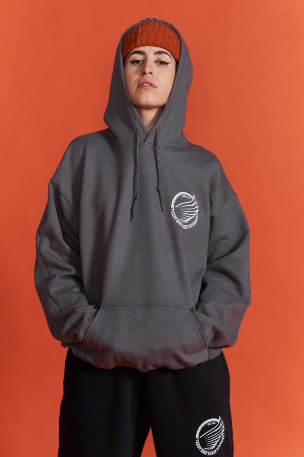 HOODIE BASIC CHARCOAL - obrazek 3