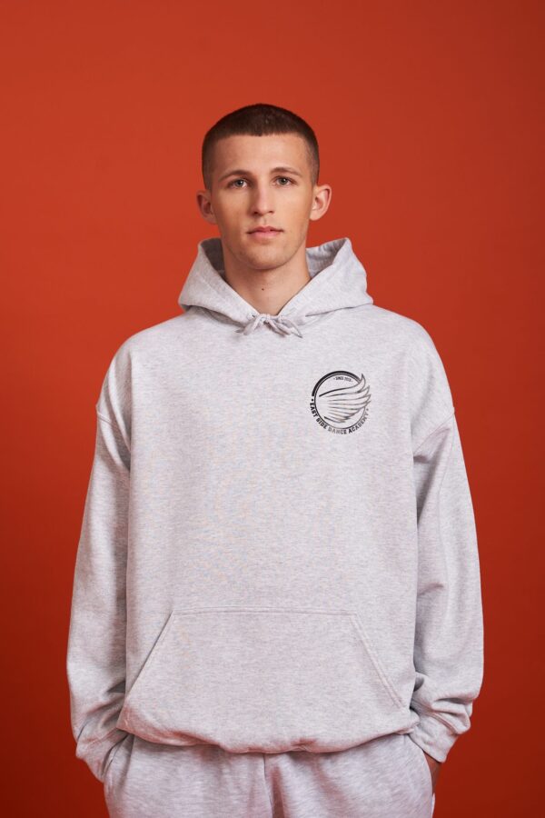 HOODIE BASIC LIGHT GREY - Image 5