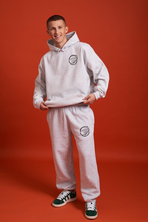 SET ESDA BASIC - HOODIE LIGHT GREY + SWEATPANTS - Image 2