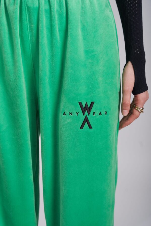 VELVET PANT GREEN - Image 3