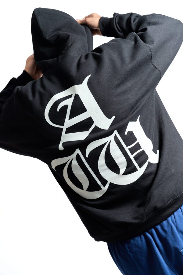 Gothic hoodie black - obrazek 2