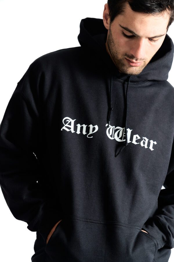 Gothic hoodie black
