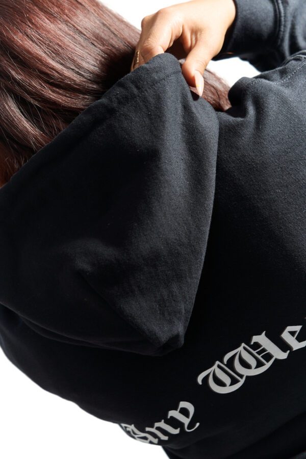 Gothic hoodie black - HAFT - obrazek 5
