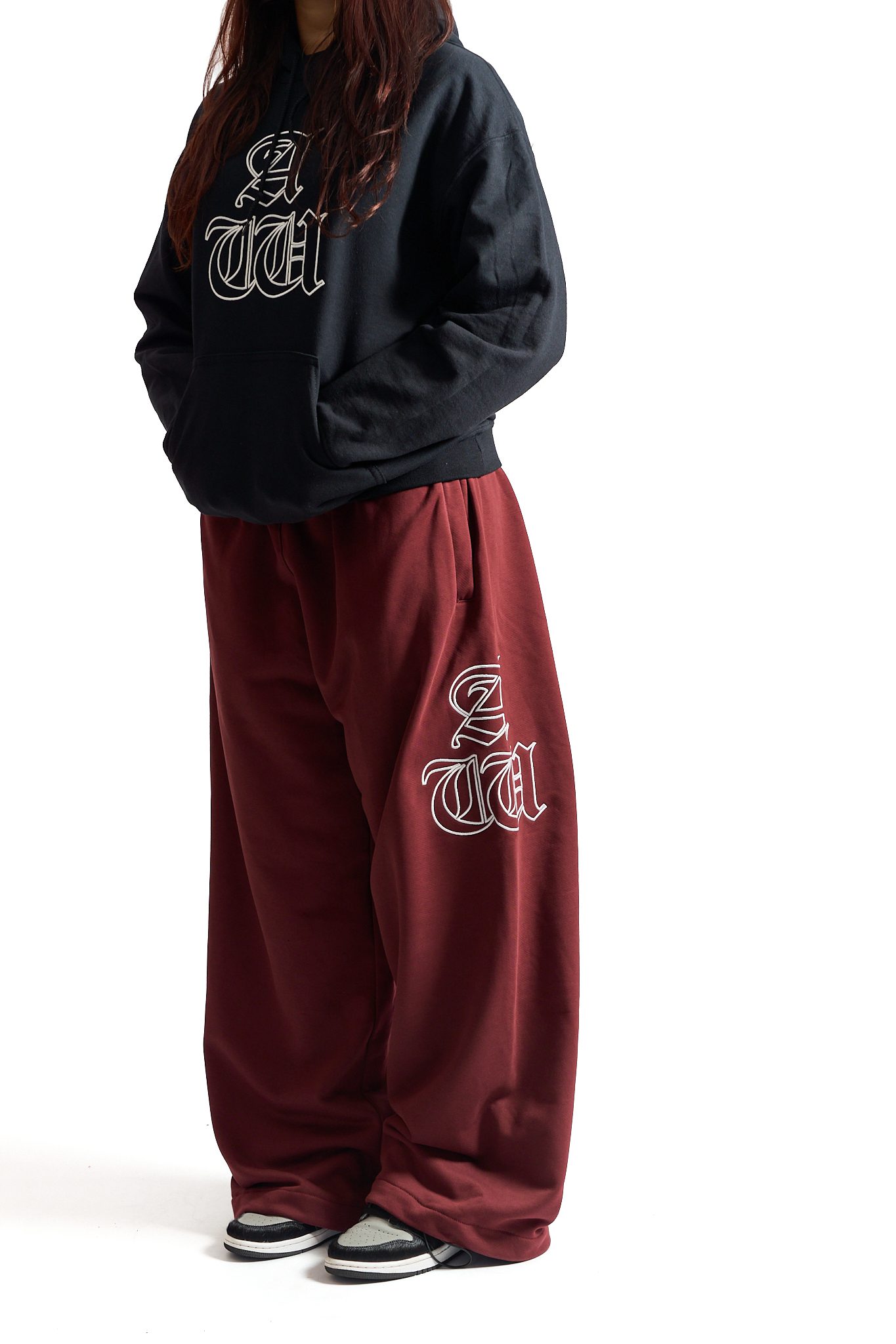Gothic sweatpants Claret - obrazek 3
