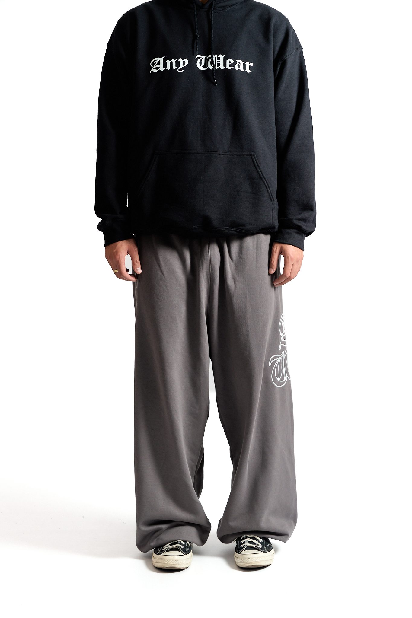 Gothic sweatpants Charcoal - obrazek 7