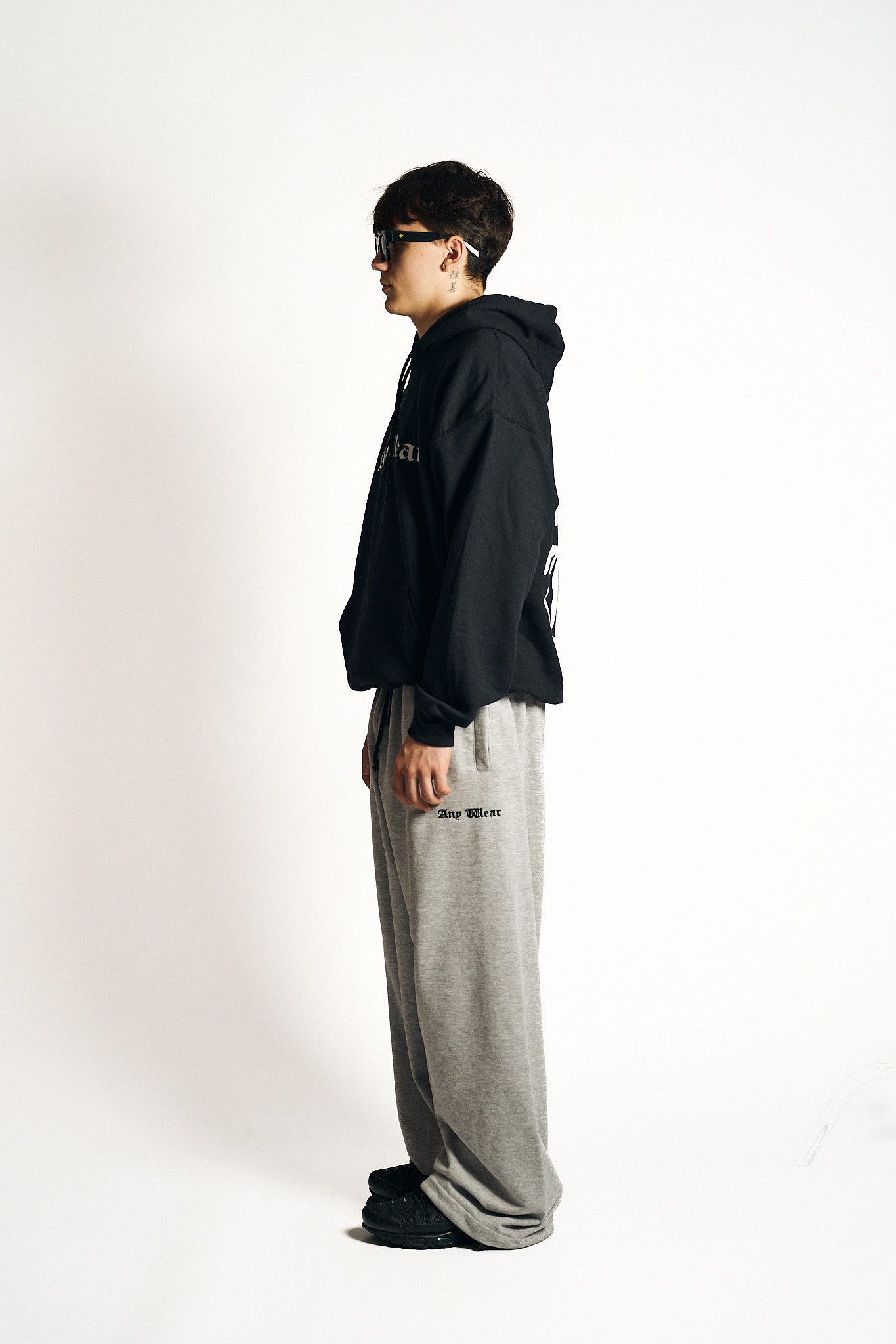 Gothic BASIC Sweatpants Grey - obrazek 4