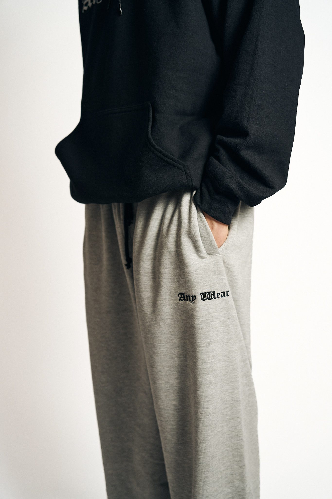 Gothic BASIC Sweatpants Grey - obrazek 2