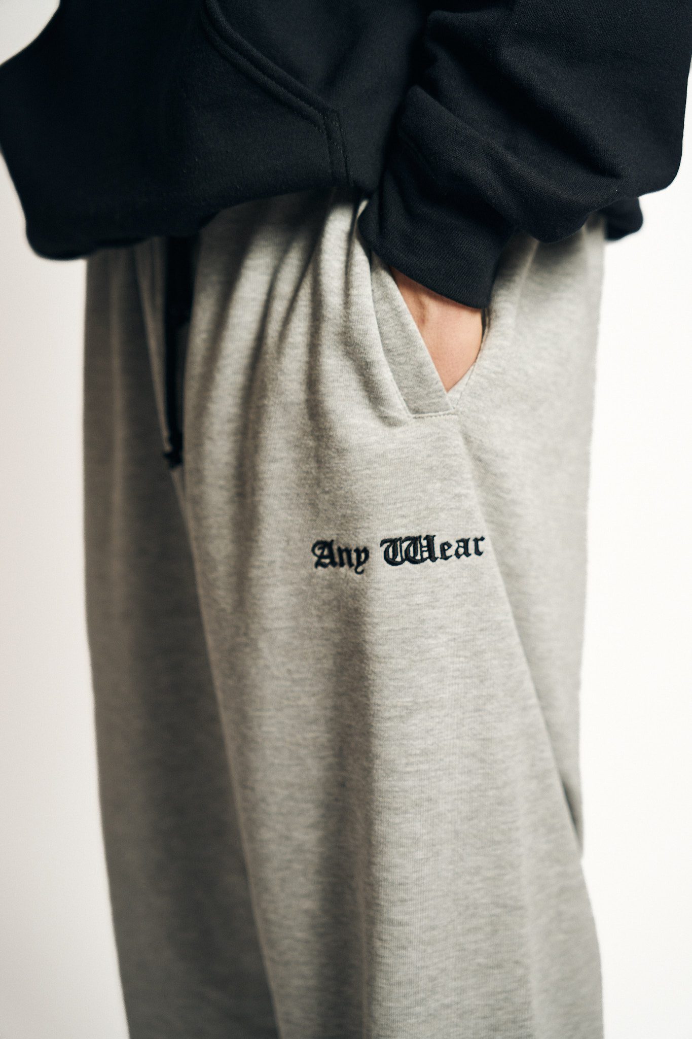 Gothic BASIC Sweatpants Grey - obrazek 5