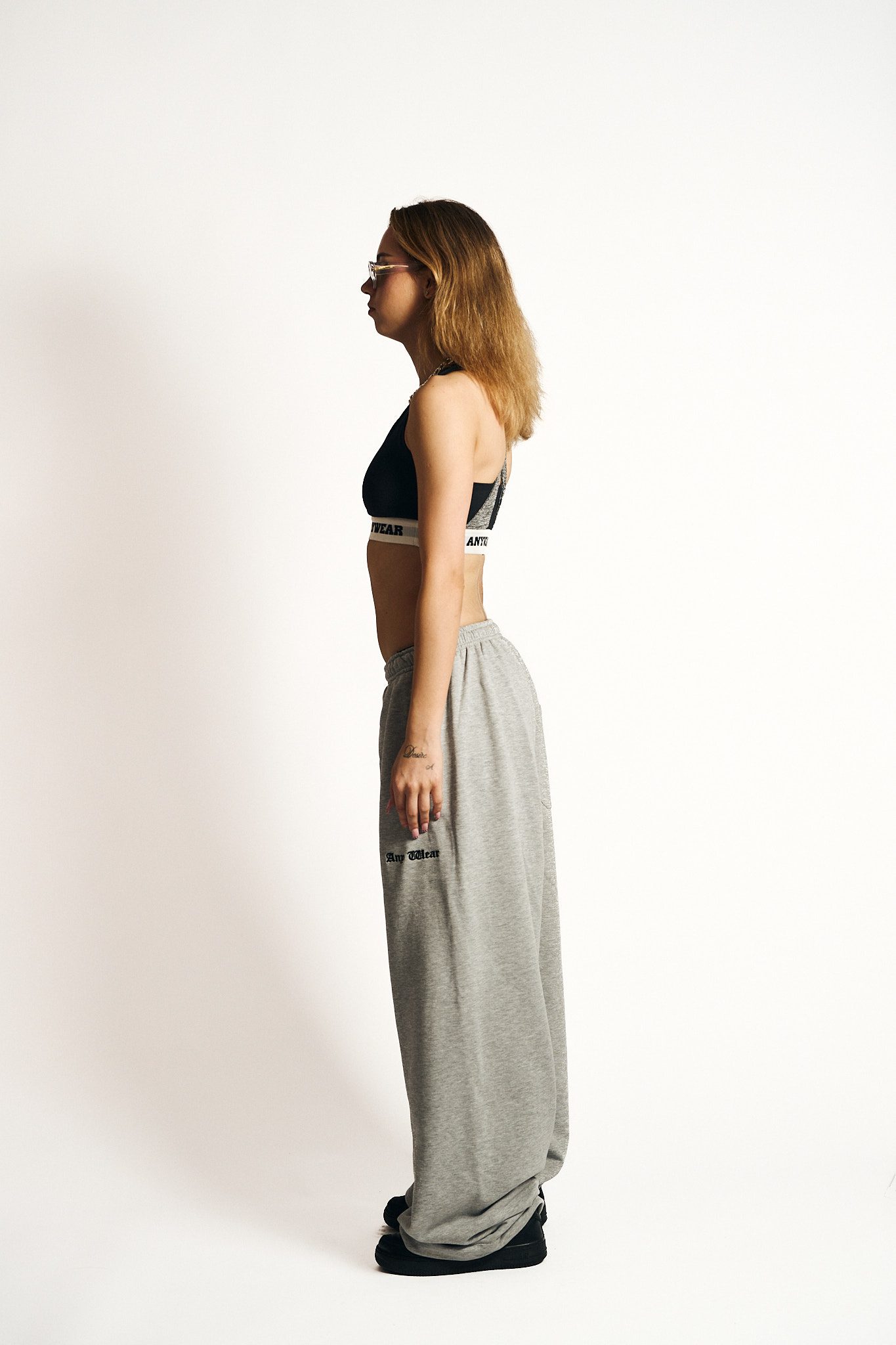 Gothic BASIC Sweatpants Grey - obrazek 9