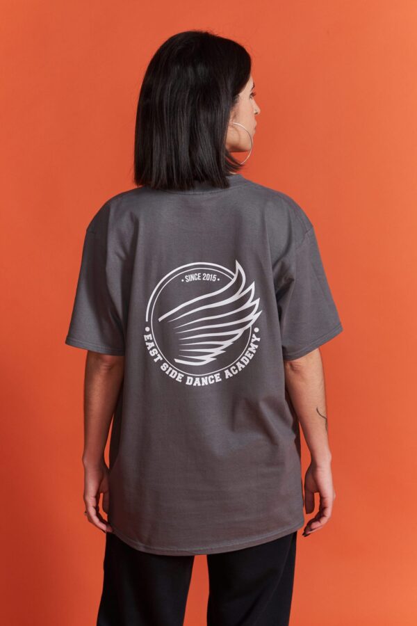 T-shirt basic charcoal