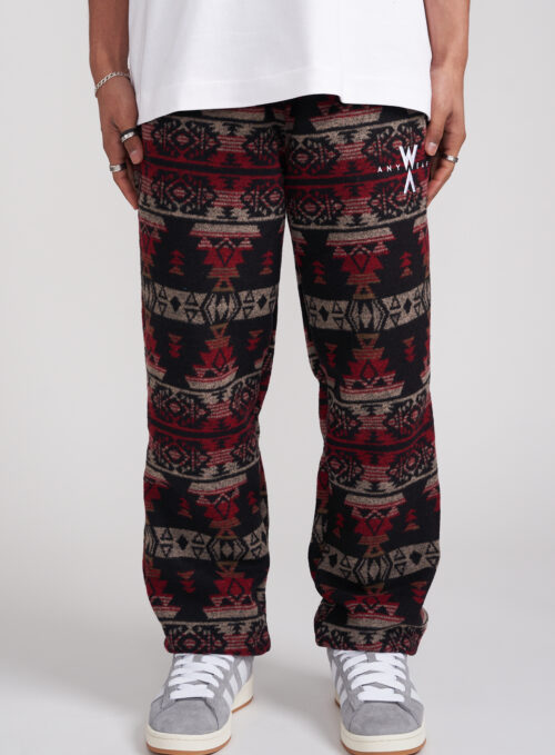 PATTERN PANT RED - NEW + BAG