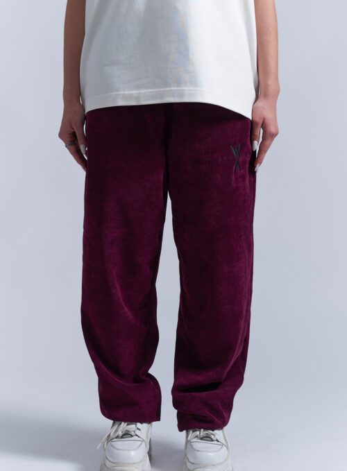 CORDUROY PANTS CLARET