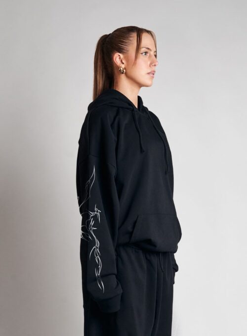 * PRZEDSPRZEDAŻ * TRIBAL HOODIE BLACK