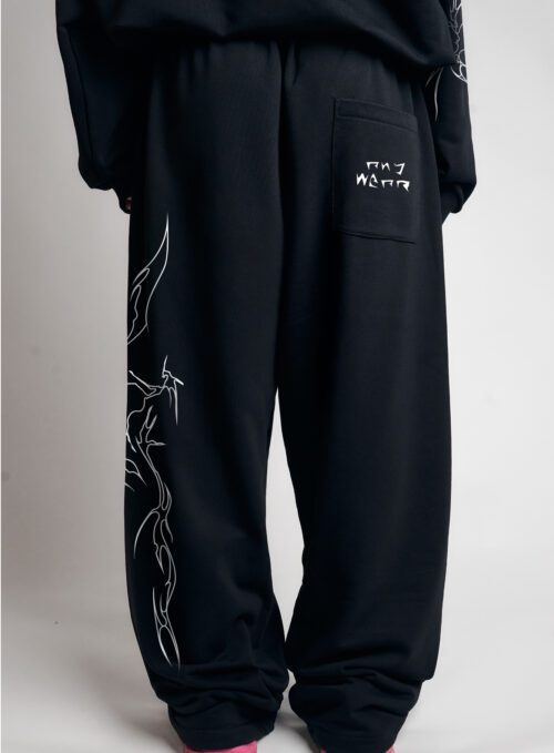 TRIBAL SWEATPANTS BLACK