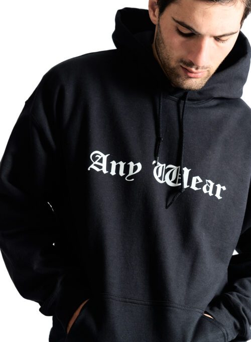 Gothic hoodie black
