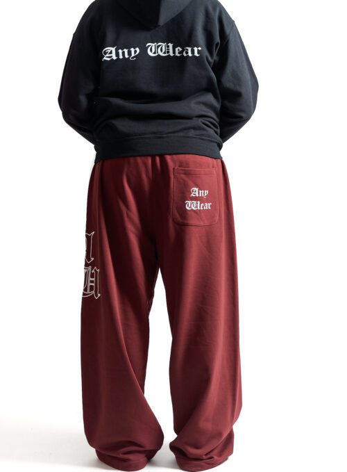 Gothic sweatpants Claret