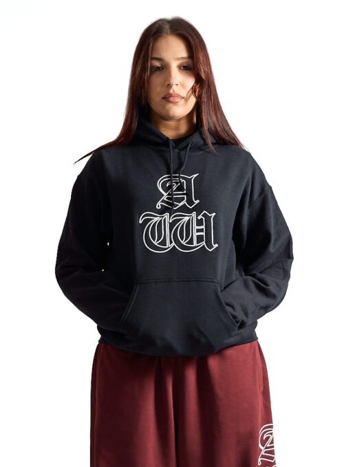 Gothic hoodie black - HAFT