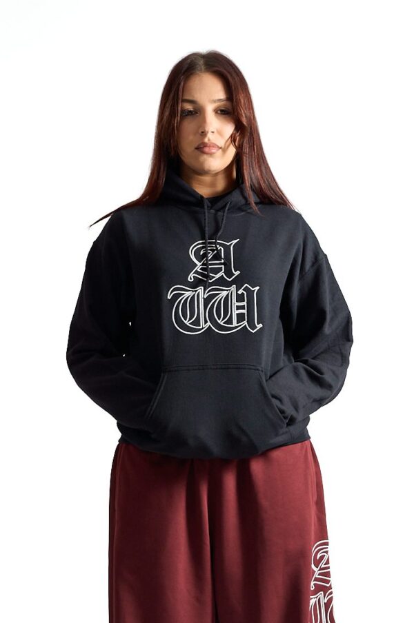 Gothic hoodie black - HAFT