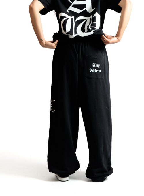 Gothic sweatpants Black