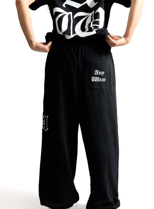 Gothic sweatpants Black